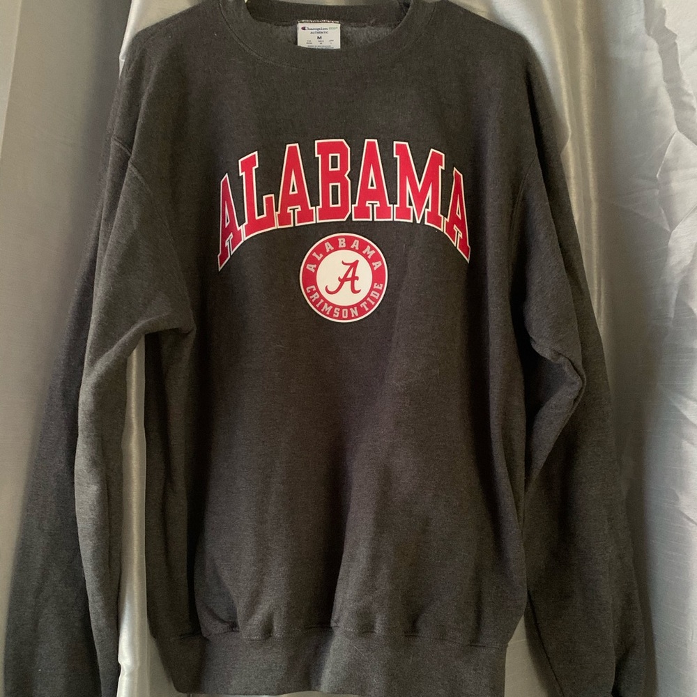 Alabama Champion Gray Pullover Sweatshirt Medium
